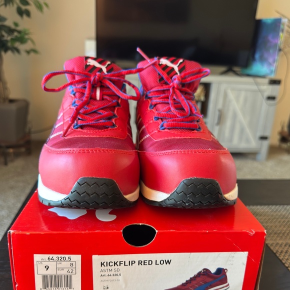 Puma Kickflip Low Red – Men’s size 9 - Picture 1 of 8